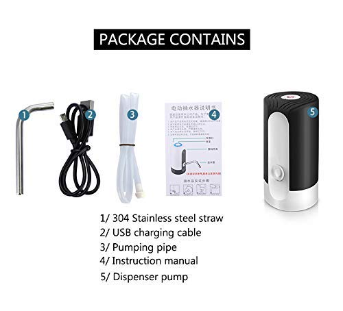 Water Intake Button Smars® Automatic Electric Water Pump Button Dispenser Gallon Bottle Dr ...