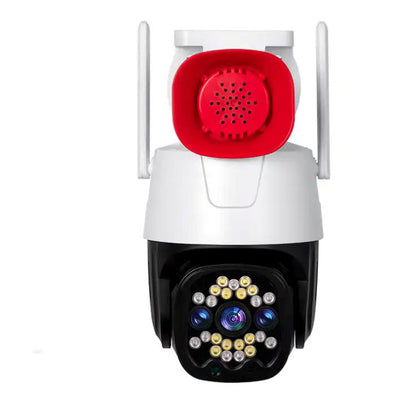 Smars 4G/WI-FI V380pro 3MP IP PTZ CAMERA Motion Detection, Full Color Night Vision, High Speaker ALARM Security Outdoor Camera