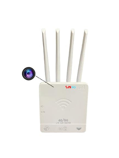 smars 4/5G HIGH Speed WiFi Router Camera WiFi Device with Triple core Processor, Next gen Speed & Range, Made for Smart Homes,