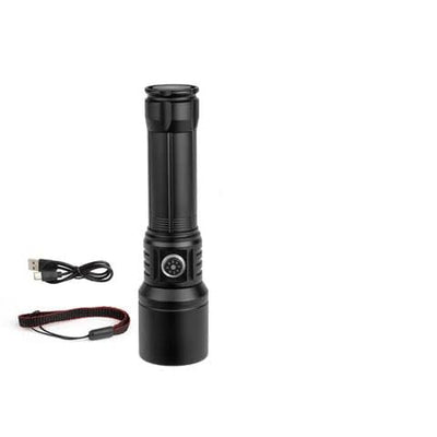 Smars Aluminum Alloy Multifunctional flashlight led Type-C Charging high Power Zoom Flashlight 21700 Lithium Battery Telescopic Zoom