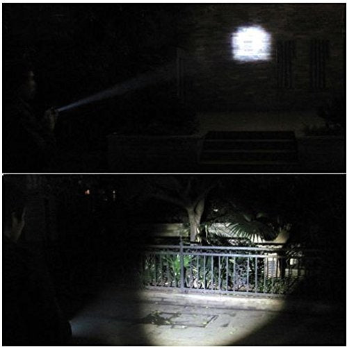 Smars® USB Rechargable Power Style LED Flashlight 2000 Lumens Telescop ...