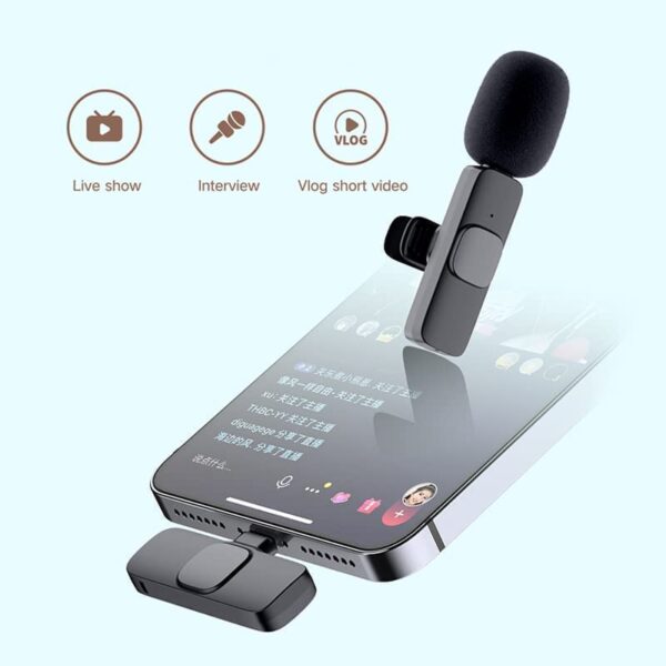 K9 Wireless Single Microphone for Iphone lightning Port