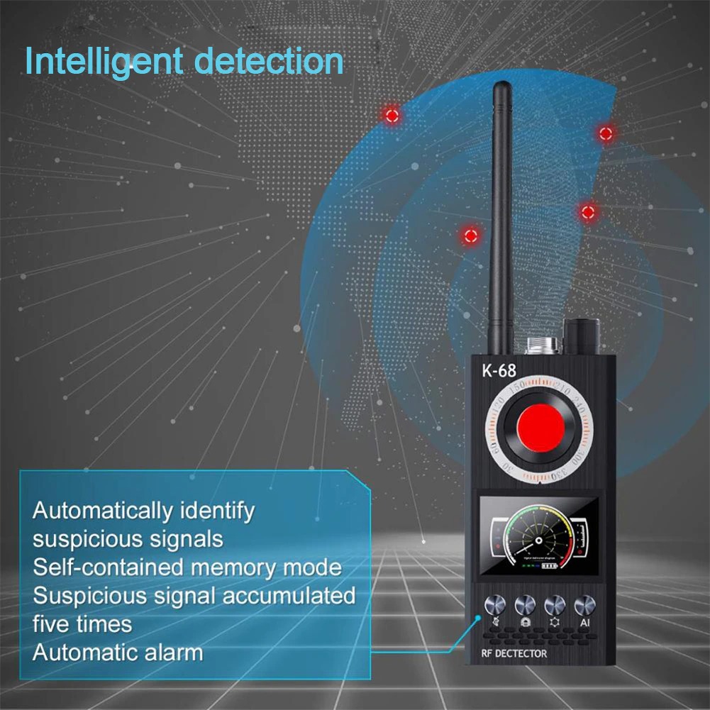 RF Detector & Camera Finder K68 Anti Spy Hidden  