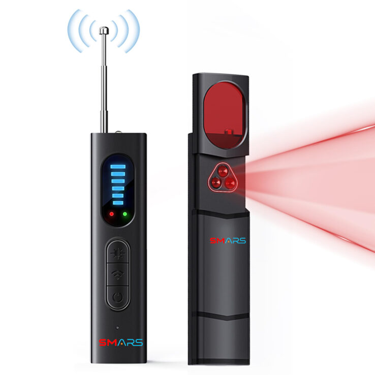 Smars Hidden Camera Detectors, Anti-Spy Camera Finder Detector, Bug Detector, GPS Hidden Camera Detectors, Tracking Device Detectors, Camera Detector for Hotels, Home, Airbnb, Office