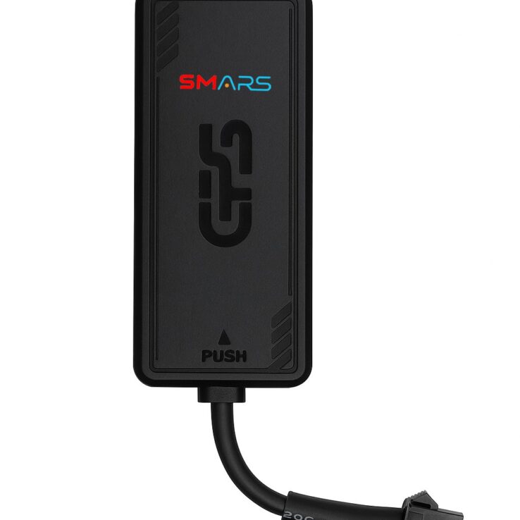SMARS GPS Tracker Device with Android and iOS Mobile App with Engine Lock and Anti Theft Alarm for Car, Bike, Truck and Bus with Sim