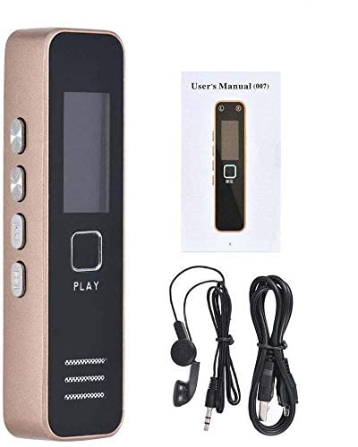 Smars Professional Digital Voice Recorder Audio Mini Dictaphone + MP3 Player USB Flash Drive TF Card Support Upto 32GB(SD Card not Included)